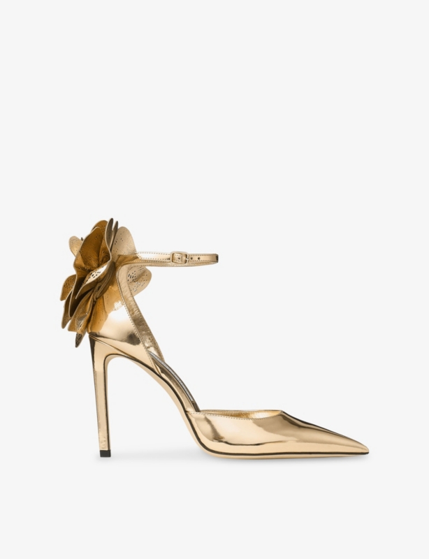 Marja 100 Metallic-Leather Pumps