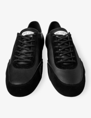 JIMMY CHOO: Sunny Leather And Suede Trainers