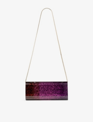 JIMMY CHOO: Sweetie Acrylic Clutch Bag