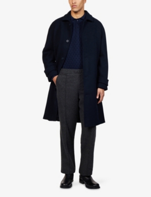 PERCIVAL: Caxton Straight-Leg Wool Blend Trousers