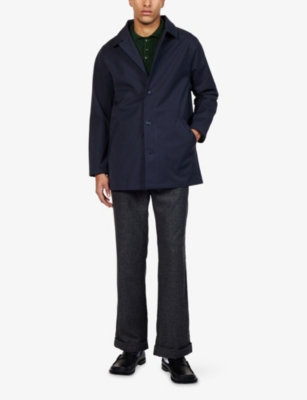 PERCIVAL: Sherlock Long-Sleeve Cotton Blend Trench Coat