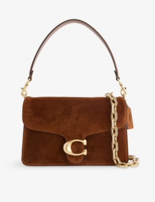 Coach Tabby With Chain Shoulder Bag In Brown
