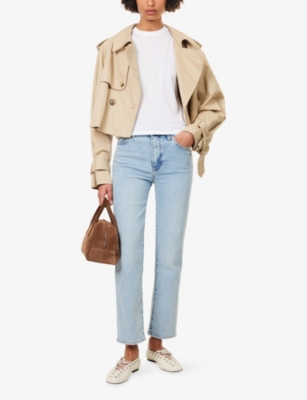 FRAME: The Baby Short-Sleeves Cotton-Jersey T-Shirt