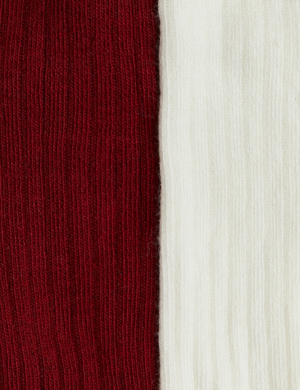 Ribbed-Knit Pack of Two Cotton-Blend Tights 2 Months – 4 Years