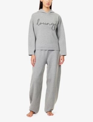 LOUNGE UNDERWEAR: Balloon-Leg Knitted Jogging Bottoms