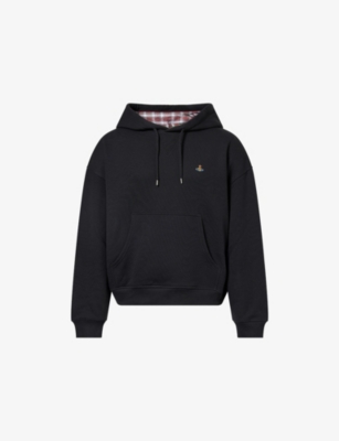 VIVIENNE WESTWOOD: Ashton Embroidered-Logo Cotton Hoodie