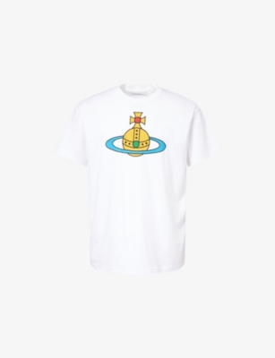 VIVIENNE WESTWOOD: Orb-Logo Oversized Cotton-Jersey T-Shirt