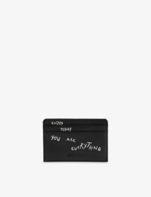 Zadig & Voltaire Womens Zv Pass Leather Cardholder Black In Black