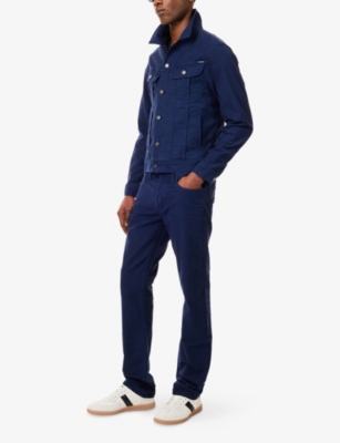 TOM FORD: Moleskin Straight-Leg Cotton-Blend Trousers