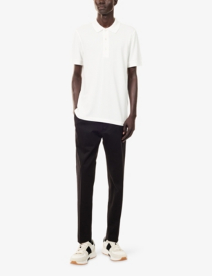 TOM FORD: Short-Sleeve Piquet Cotton-Blend Polo Shirt