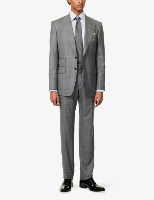 Slim-Fit Long-Sleeves Slim Cotton-Poplin Shirt
