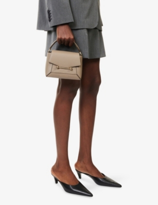 STRATHBERRY: Mosaic Nano Leather Top Handle Bag