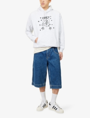 OBEY: New Life Printed Cotton-Blend Hoodie