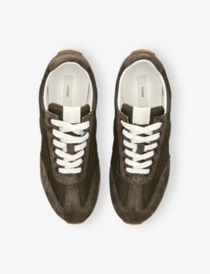 Totême Toteme Sport Suede-trim Sneaker In Animal Print