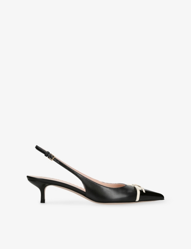 Bepointy 45 Slingback Leather Pumps