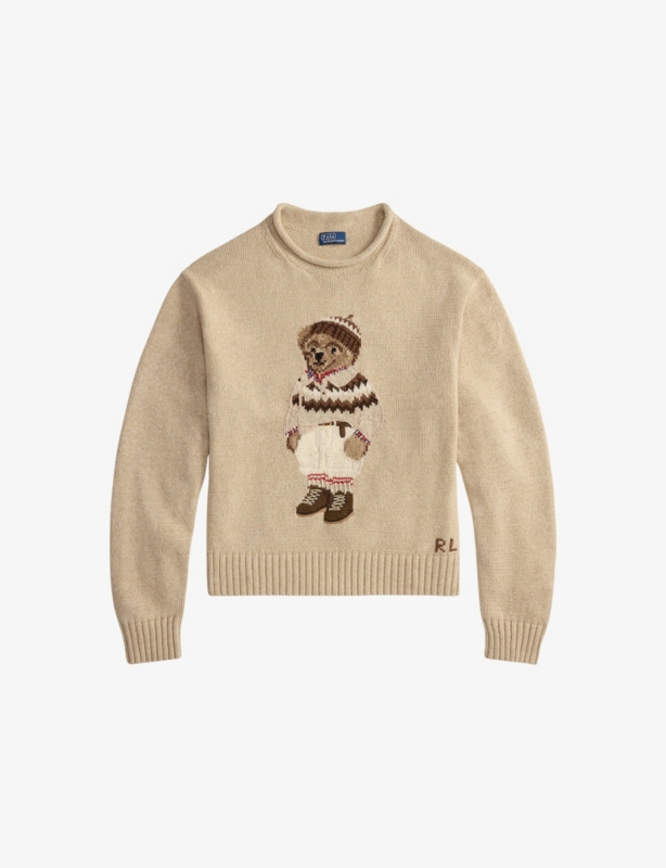 Polo Bear Knitted Cotton Jumper