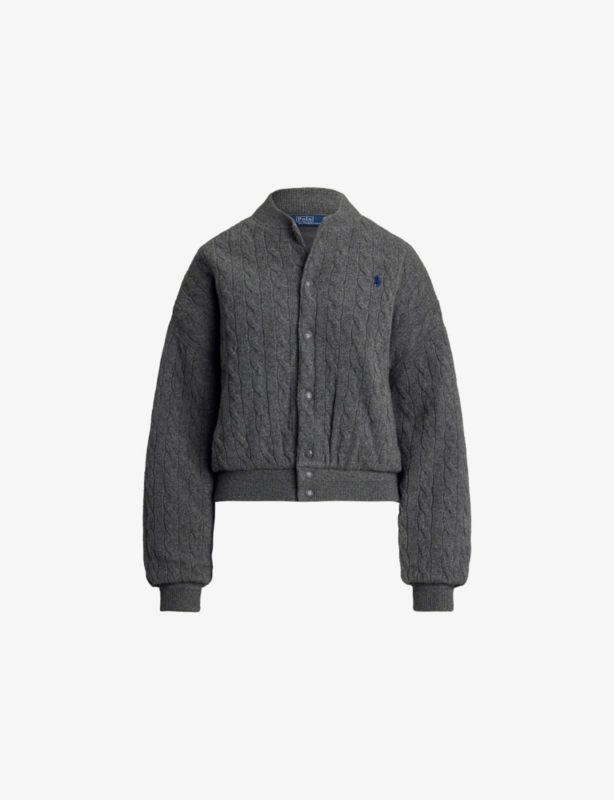 Relaxed-Fit Cable-Knitted Wool and Cashmere Jacket
