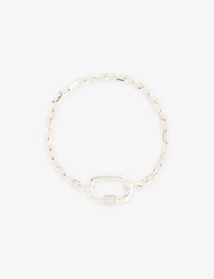 PHORIA: Screw Chain Sterling-Silver Bracelet