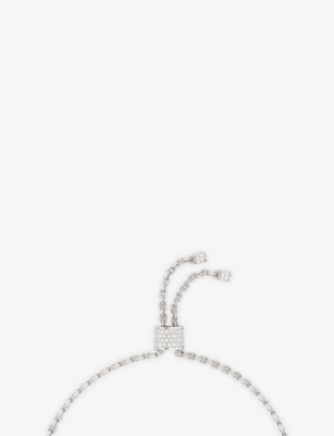 PHORIA: Stellar Sterling-Silver And Topaz Hand Chain