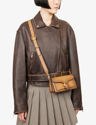 Coach Womens B4/honey Brown Tabby 20 Leather Shoulder Bag