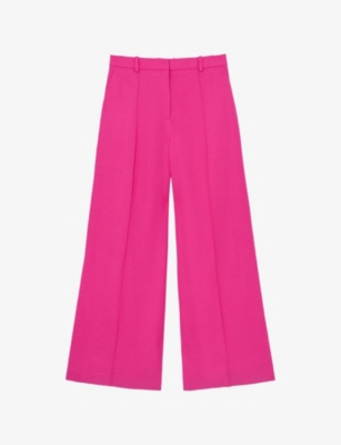 Womens Reiss Charli Wide-Leg Woven Trousers