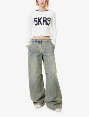 SISTERS & SEEKERS: SKRS Raglan Cotton-Jersey Top