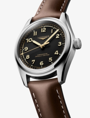 LONGINES: Spirit Pilot 39mm Stainless Steel Automatic Watch