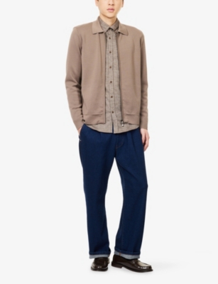 SUNSPEL: Regular Fit Brushed Cotton Shirt