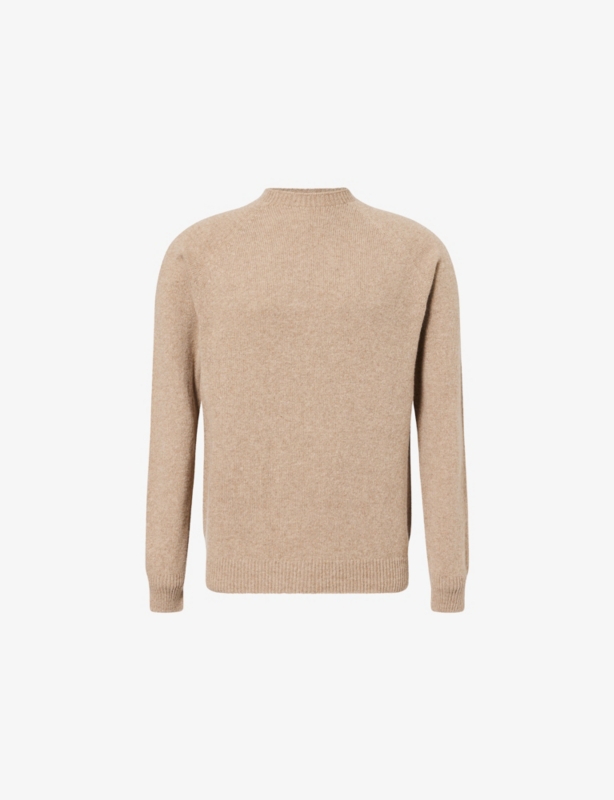 Crewneck Knitted Wool Jumper