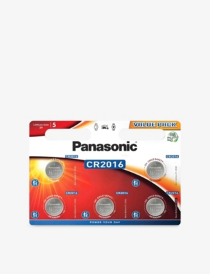 PANASONIC: CR2016 Batteries Pack of 5