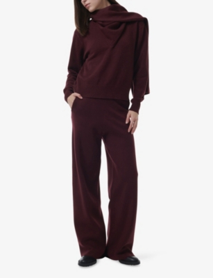 LEEM: Scarf Tie-Front Knitted Jumper