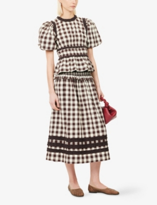 Ava Ruffle Midi Skirt
