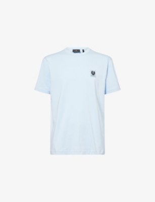 BELSTAFF: Brand-Patch Crewneck Cotton T-Shirt