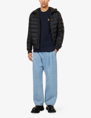 BELSTAFF: Brand-Patch Crewneck Cotton-Jersey T-Shirt