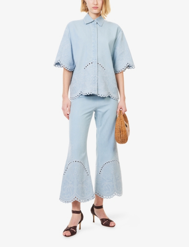 Daylight Embroidered Denim Shirt