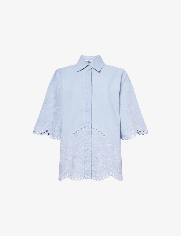 Daylight Embroidered Denim Shirt