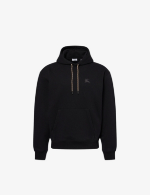 BURBERRY: Reilly Check Cotton Hoodie