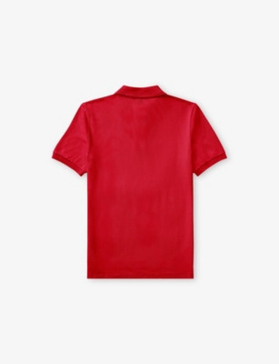 POLO RALPH LAUREN: Boys' Logo-Embroidered Slim-Fit Cotton-Mesh Polo Shirt