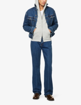 Austin Post Mens  Rodeo Hooded Fleece Hoody In Neutral