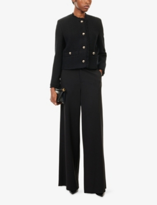 WEEKEND MAX MARA: Dagami Cropped Wool-Blend Jacket