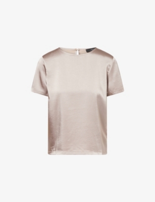 WEEKEND MAX MARA: Zona Round-Neck Woven Top