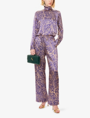 DRIES VAN NOTEN: Contisy Printed Silk Shirt