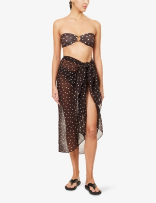AWAY THAT DAY: Santorini Polka-Dot Woven Sarong