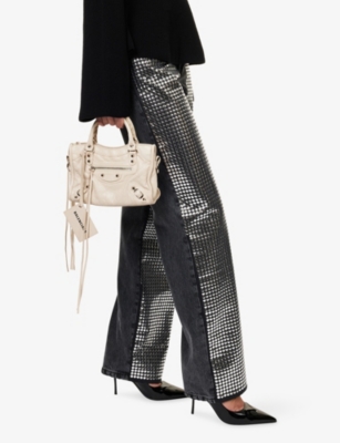 RESELFRIDGES: Pre-Loved Balenciaga Mini Motocross Classic City Leather Satchel