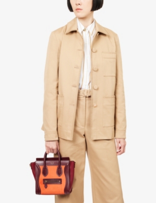 RESELFRIDGES: Pre-loved Celine Bicolour Luggage Leather Tote Bag