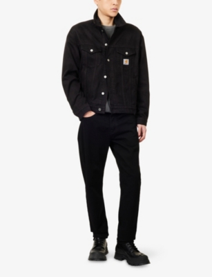 Carhartt Black Helston Denim Jacket In Black