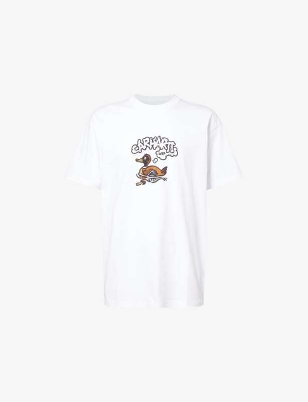 Duck Graphic-Print Short-Sleeve Cotton T-Shirt