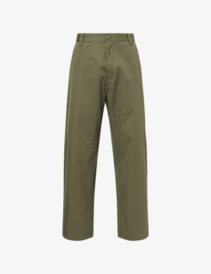CARHARTT WIP: Brady Straight-Leg Cotton Trousers