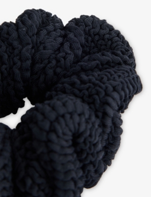 HUNZA G: Seersucker Stretch-Woven Scrunchie