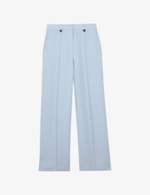 Womens Reiss Magda Wide-Leg Woven Suit Trousers